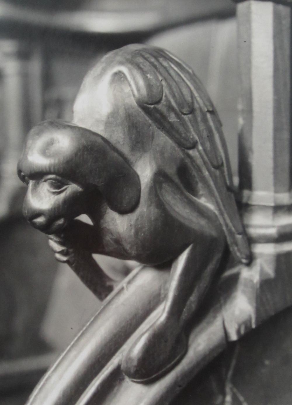 Albert Renger-Patzsch Figurative Photograph - Untitled - Gargoyle