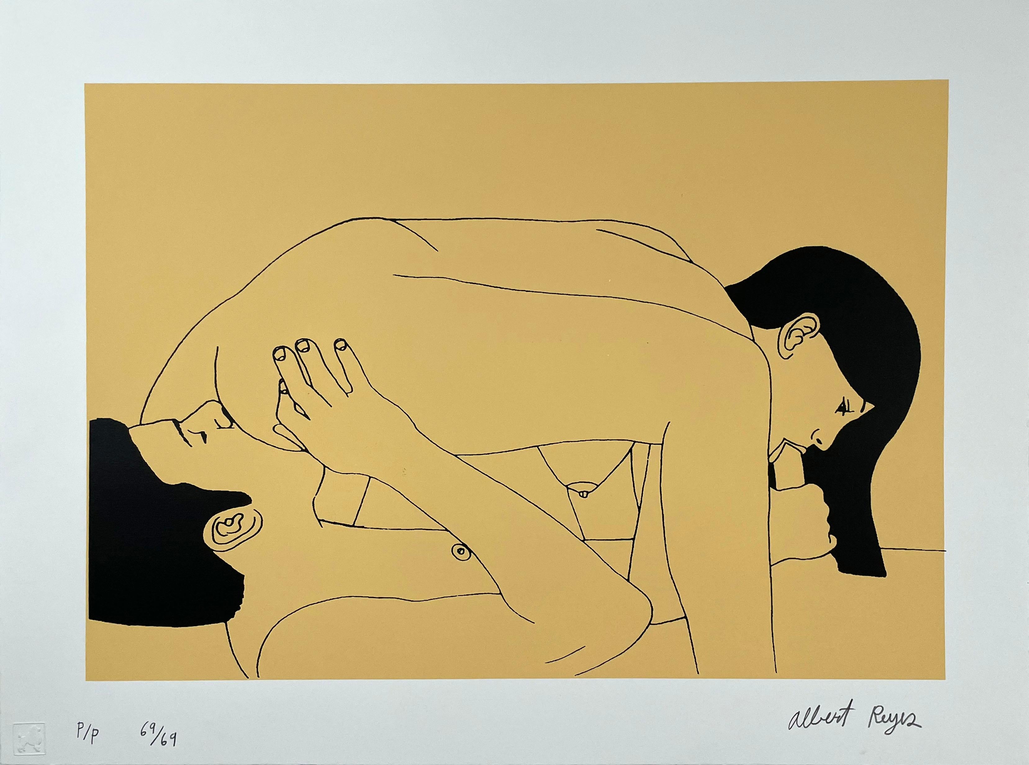 First Four: 69 - Contemporary Print by albert reyes