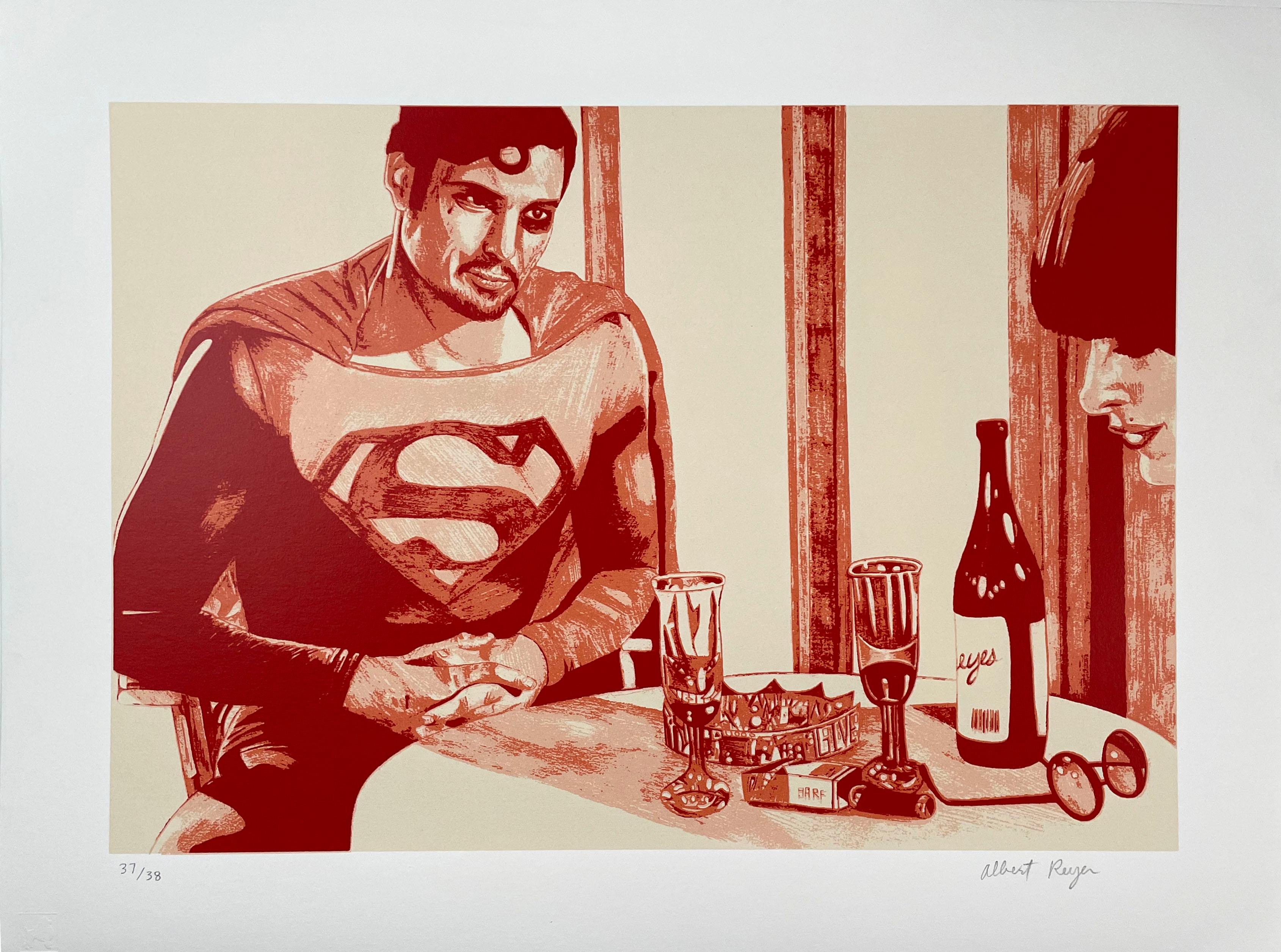 Superman - Print by albert reyes