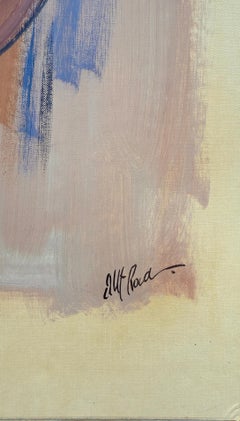 Musicisti di strada Olio su tela