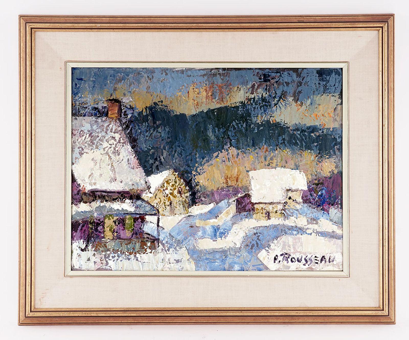 Québec - Painting de Albert Rousseau