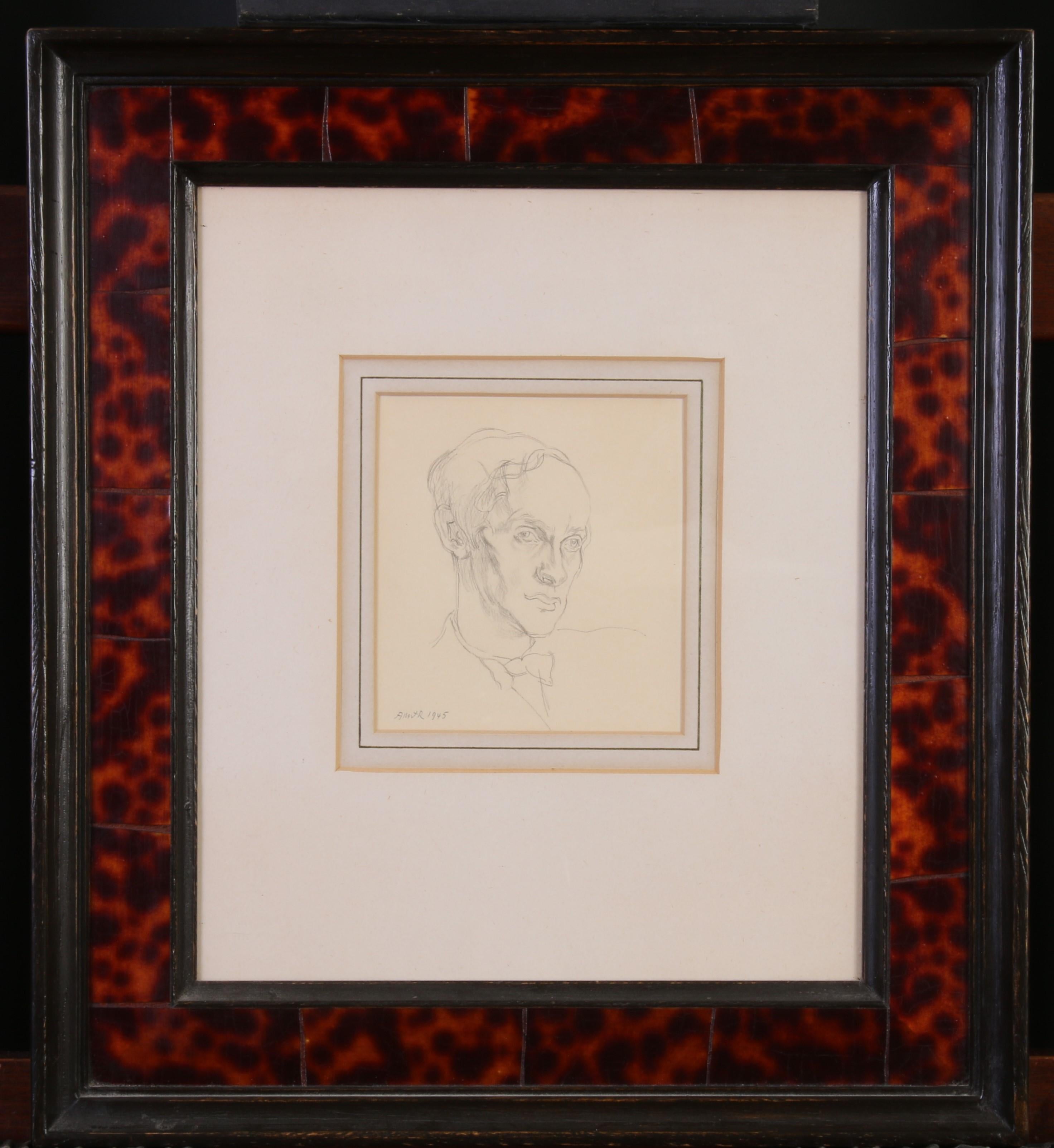 Portrait Painting Albert Rutherston - Le professeur Lord Edward Christian David Gascoyne - Cecil CH