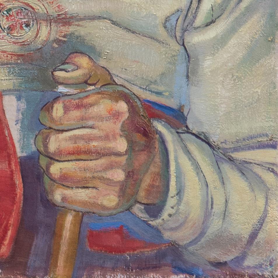 Signiert unten links mit Monogramm für Albert Sebastian Oesch (Schweizer, 1893-1920) und datiert 1919; verso zusätzlich signiert 