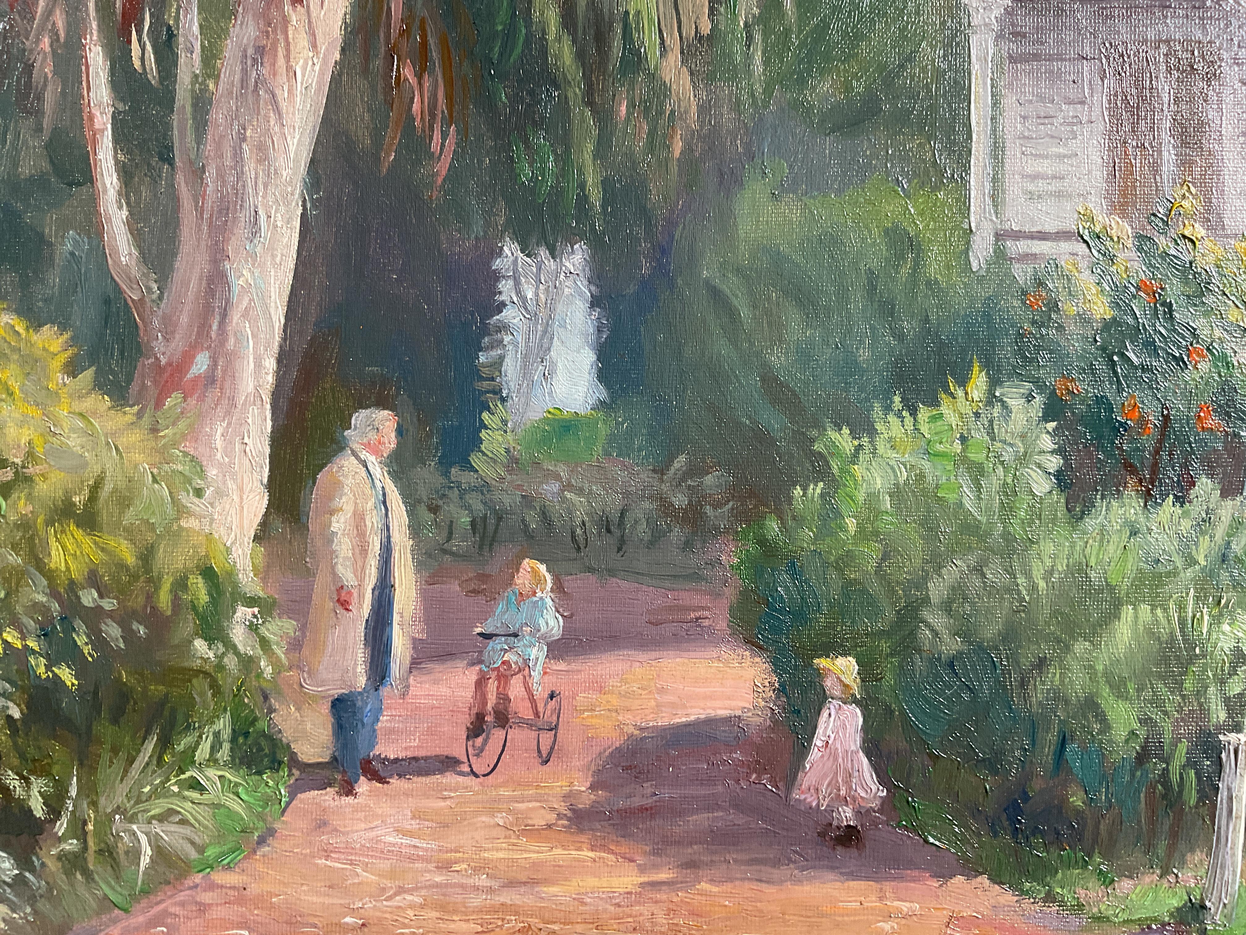 Hübsches historisches Hausgemälde von Oakland, Kalifornien, 