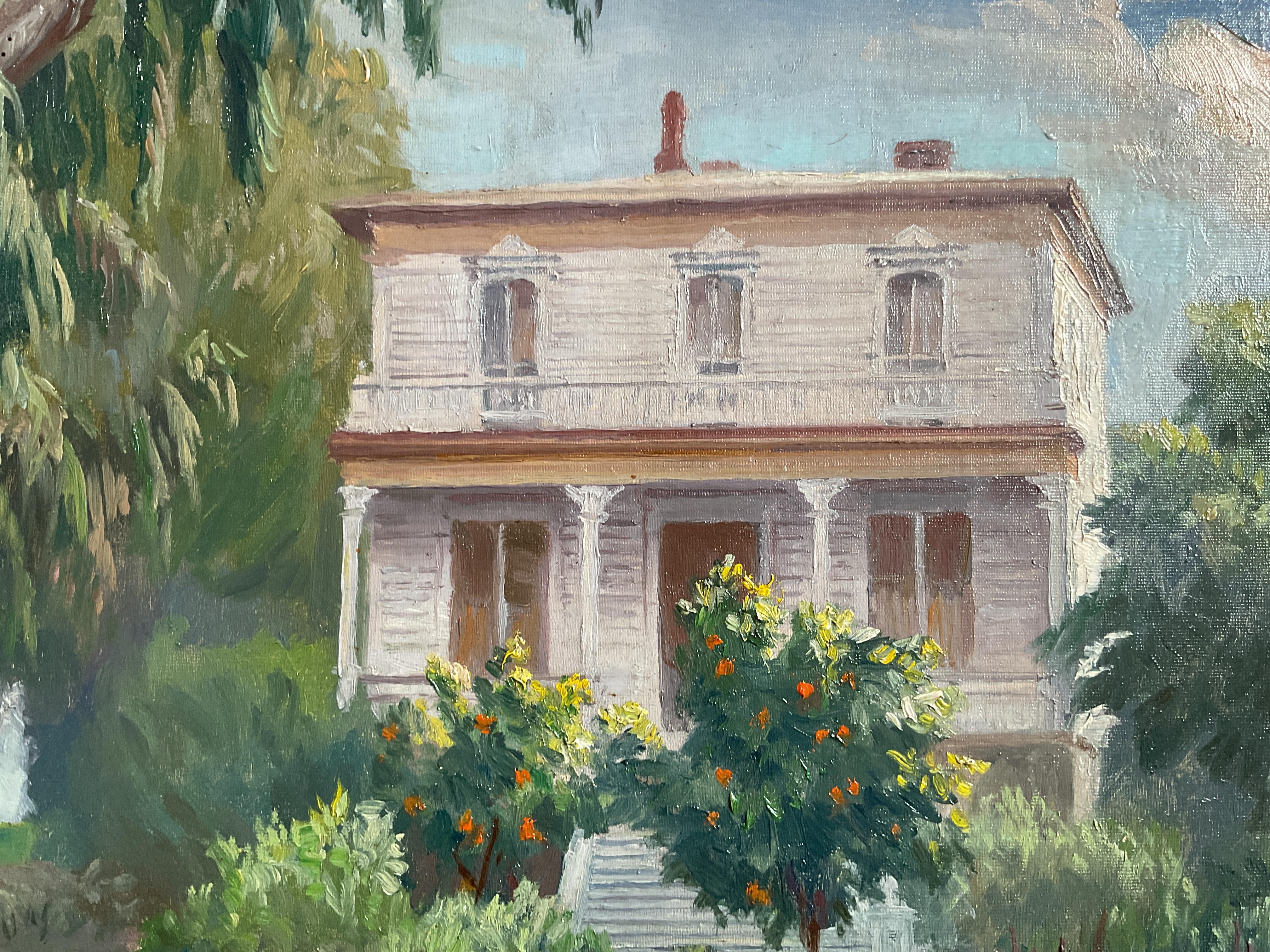 Hübsches historisches Hausgemälde von Oakland, Kalifornien, 