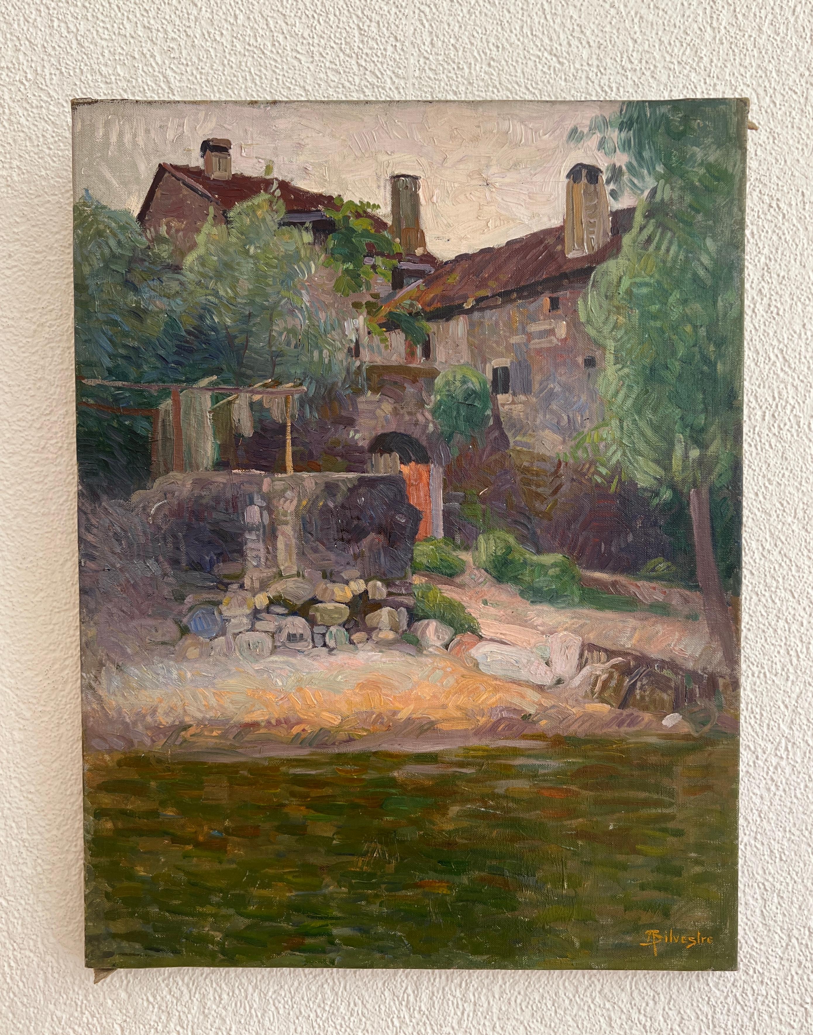 Riverside - Painting de Albert Silvestre