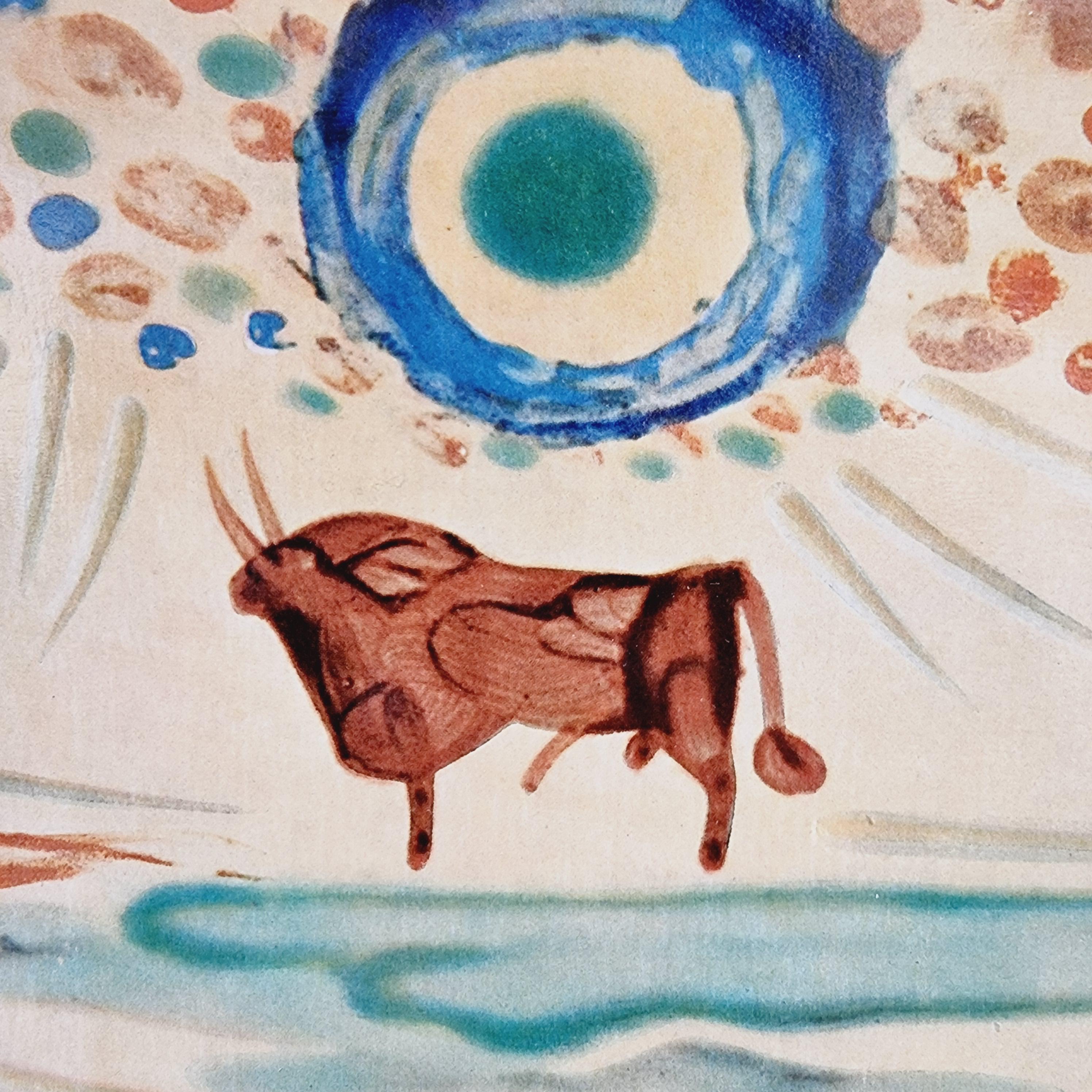 picasso bull plate