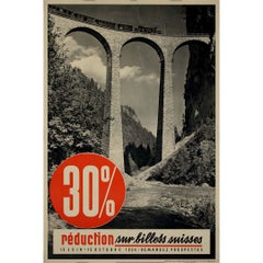 1934 Original-Bahnplakat von Albert Steiner für St. Moritz