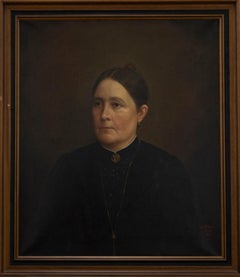 Albert Sticht - 1904 Öl, Eine Dame aus Köln