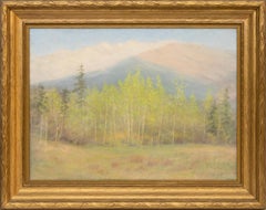 Albert Stokes Bancroft Aspen Craig Meadows in Spring 1920 Colorado Oil