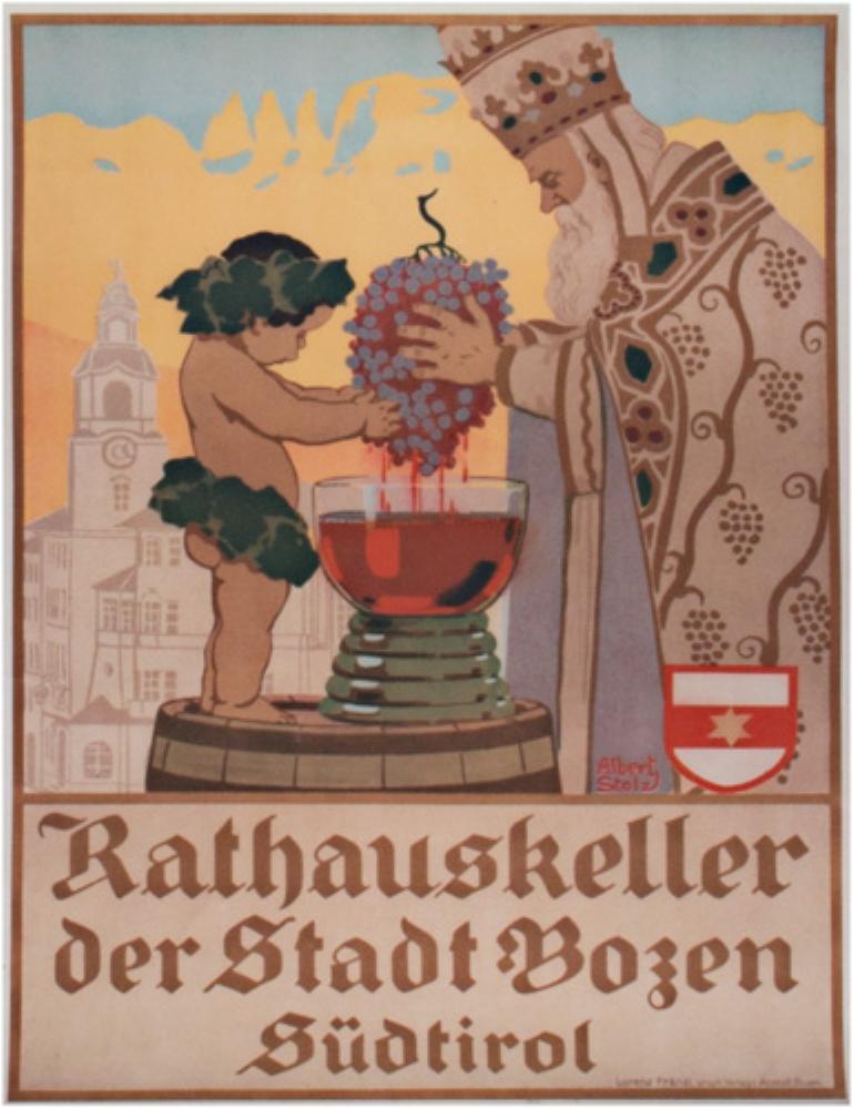 Rathauskeller - Print by Albert Stolz