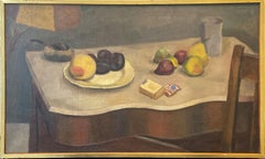 "Still Life of Fruit " Albert Swinden, American Abstract Association, AAA