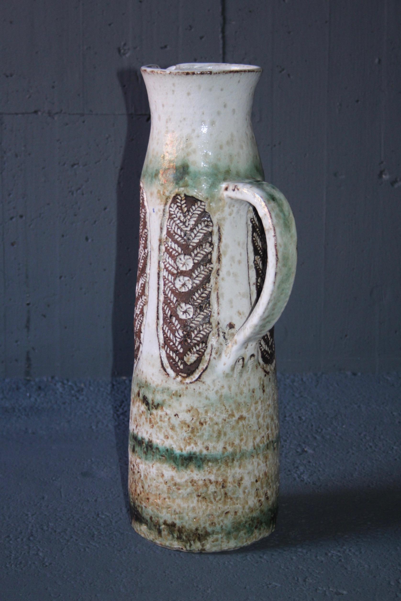 Late 20th Century Albert Thiry Big Ceramic Vase