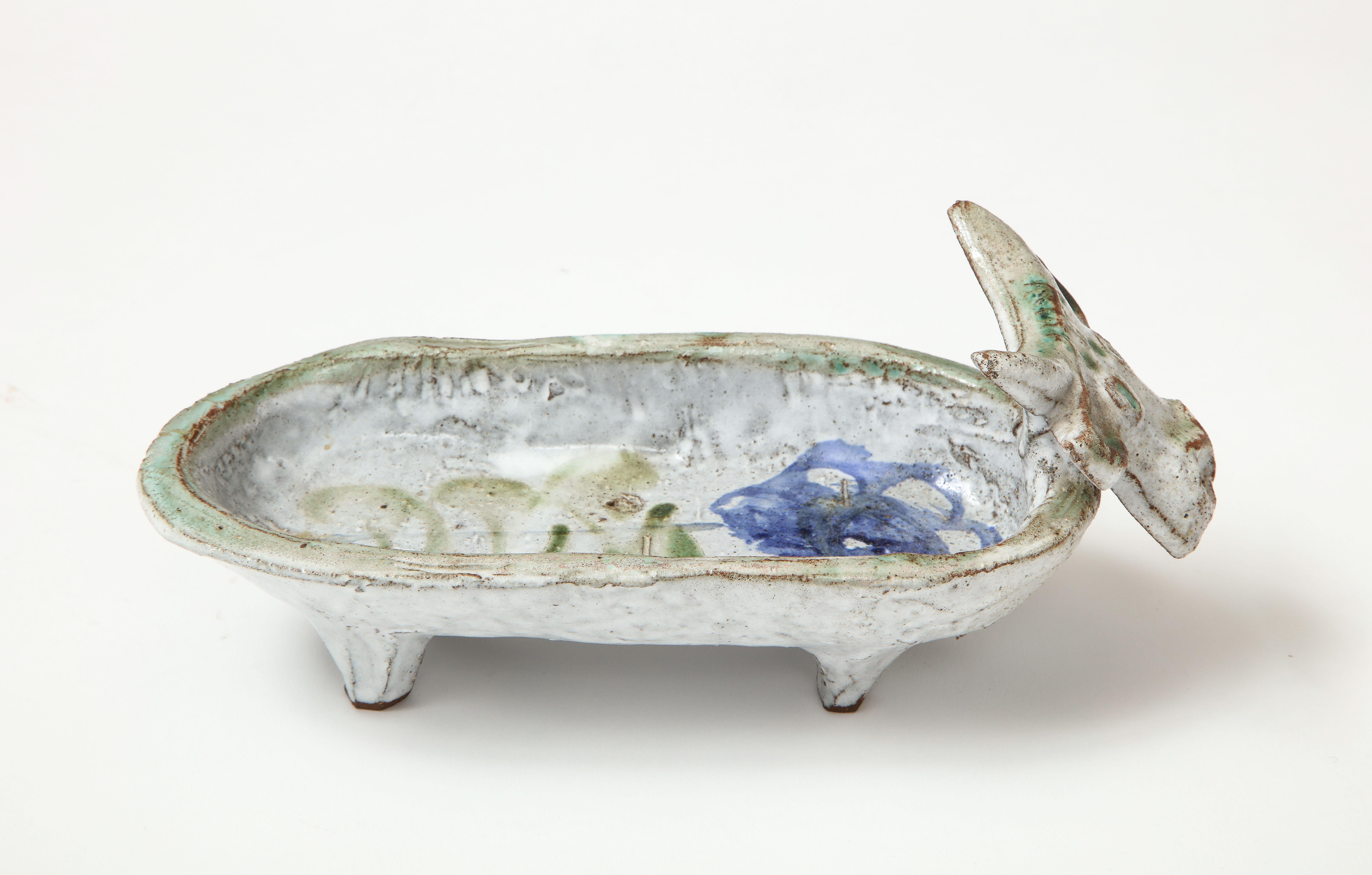 French Albert Thiry Ceramic Pintray