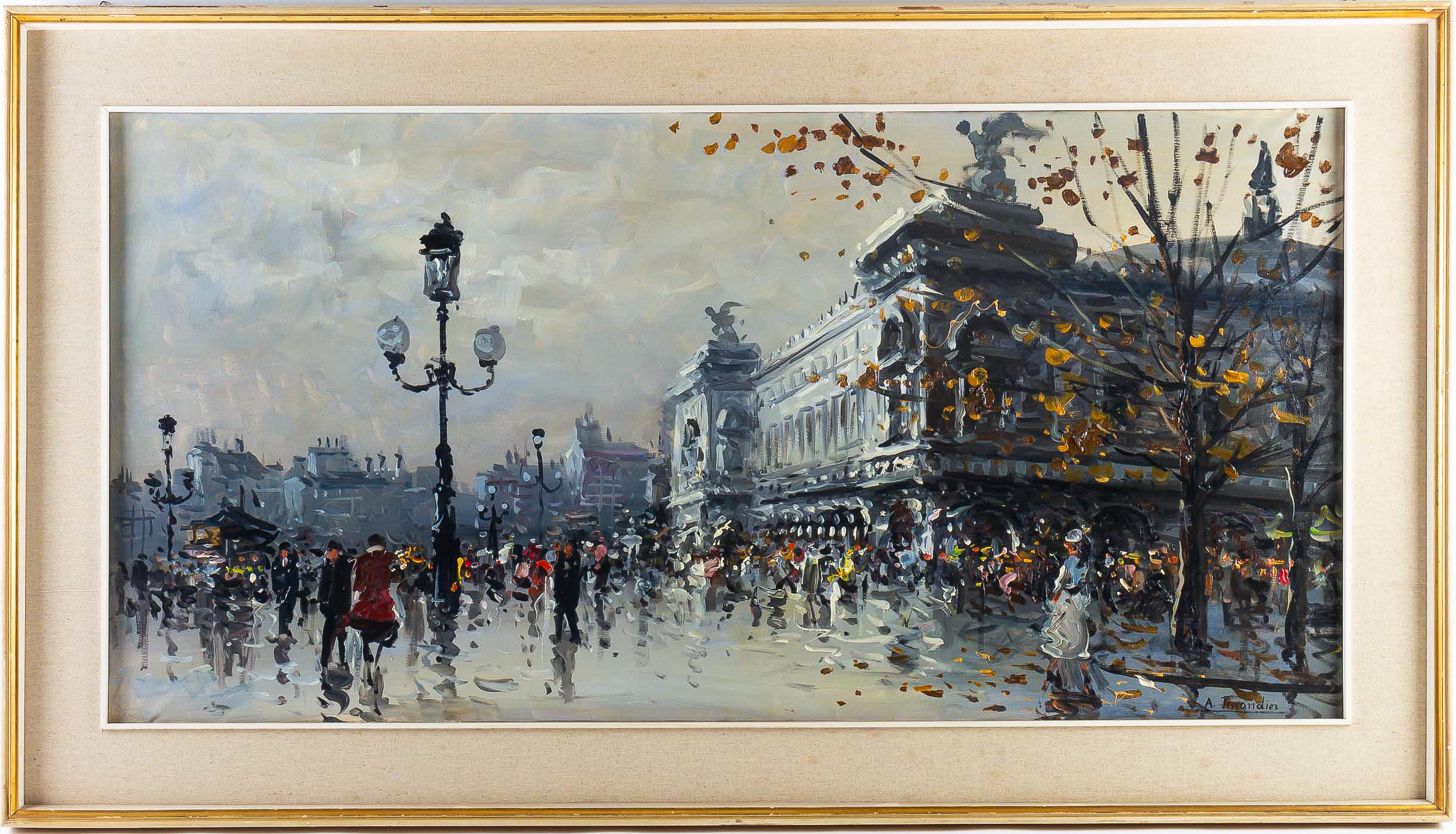 Albert Tissandier, oil on canvas place de l’Opéra Paris, circa 1870-1880

Lovely and decorative oil on canvas, depicting La Place de l’Opéra in Paris circa 1870-1880.

Measurements unframed: H 22.83 In., W 46.45 In.
Measurements with frame: H