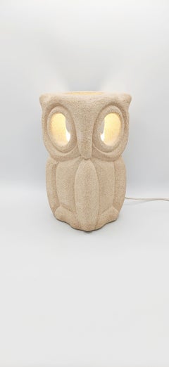 Albert Tormos Owl Table Lamp, France 1970s
