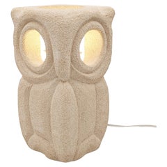 Albert Tormos Owl Table Lamp, France 1970s