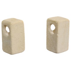 Albert Tormos, lampes de table, grès, France, années 1970