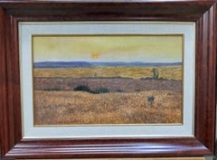 Torne. campos sembrados. pintura original