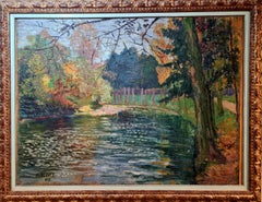 Paesaggio fluviale e parco dell'Impressionismo francese