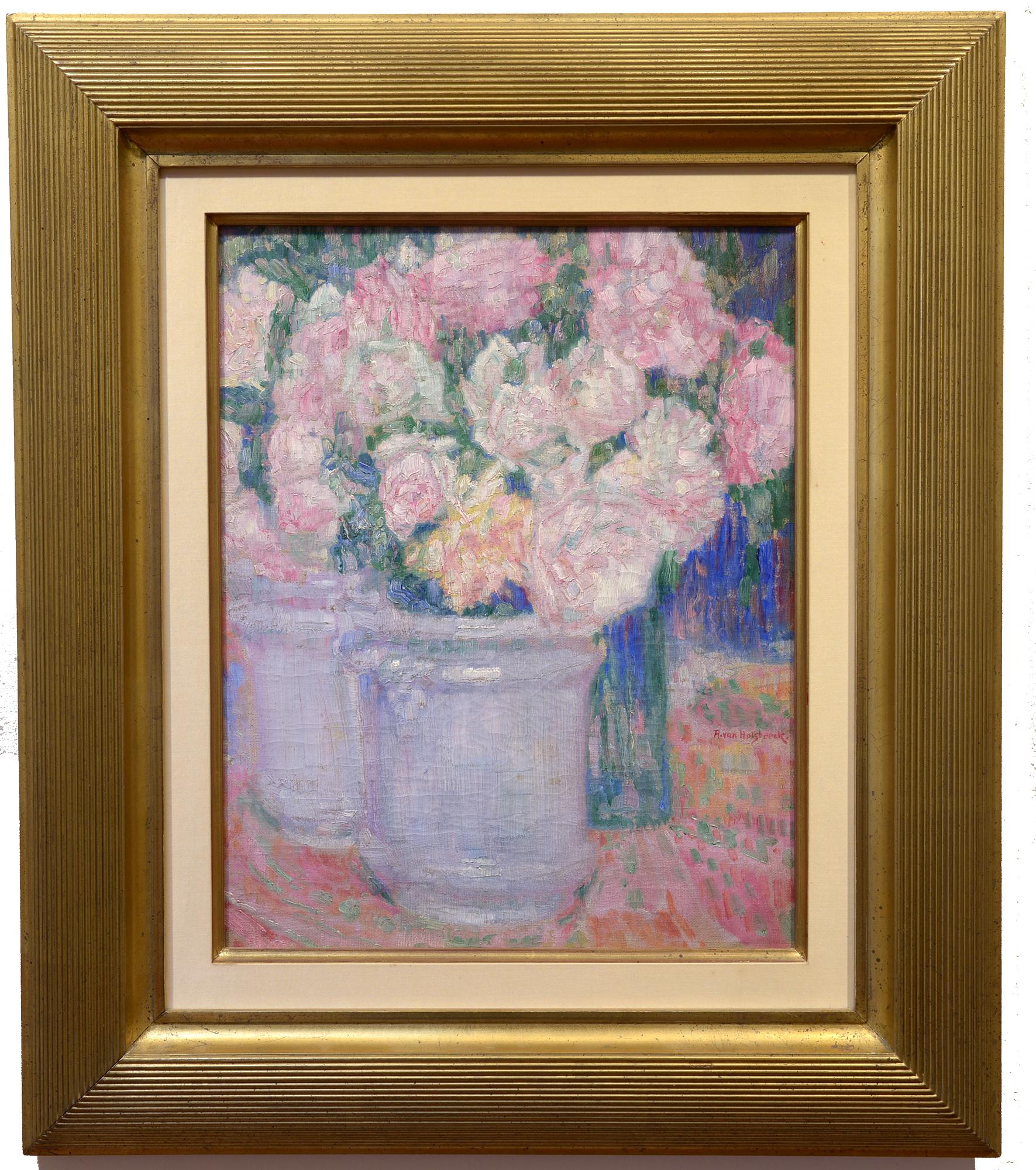 Bouquet estivo, Belgio, Inizio XX secolo, Post-Impressionista, Natura morta - Painting di Albert van Holsbeeck