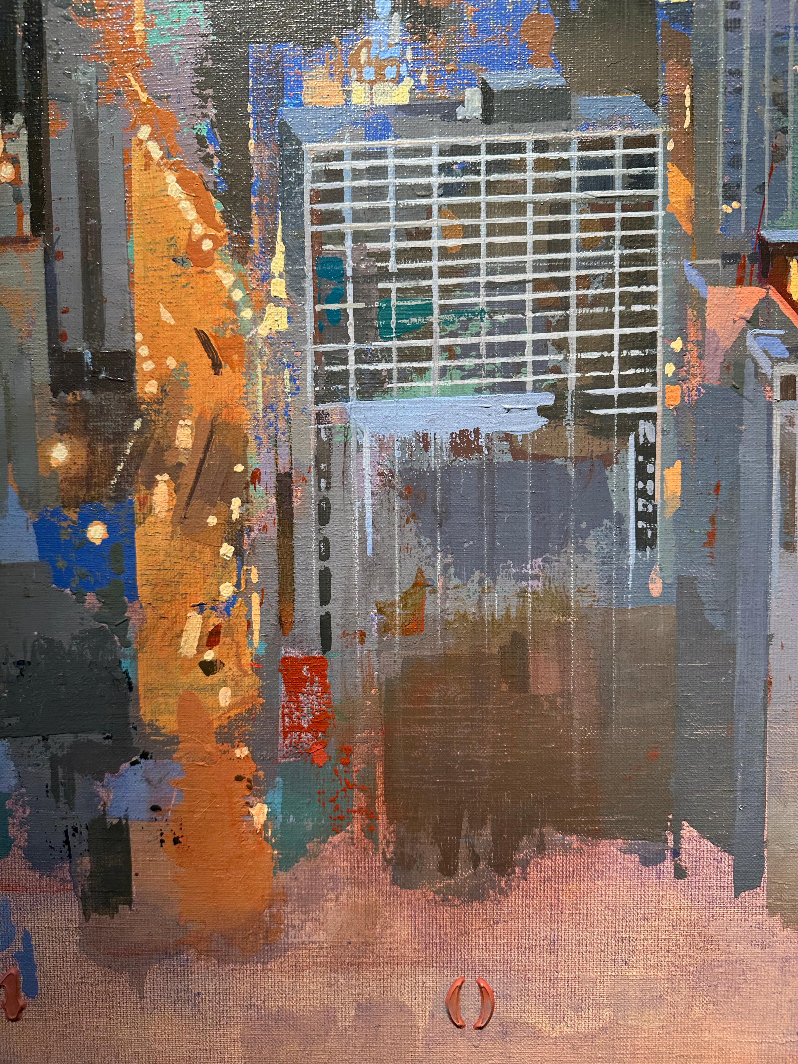 Noche de arándanos - Paisaje urbano del horizonte de Chicago - Albert Vidal 2