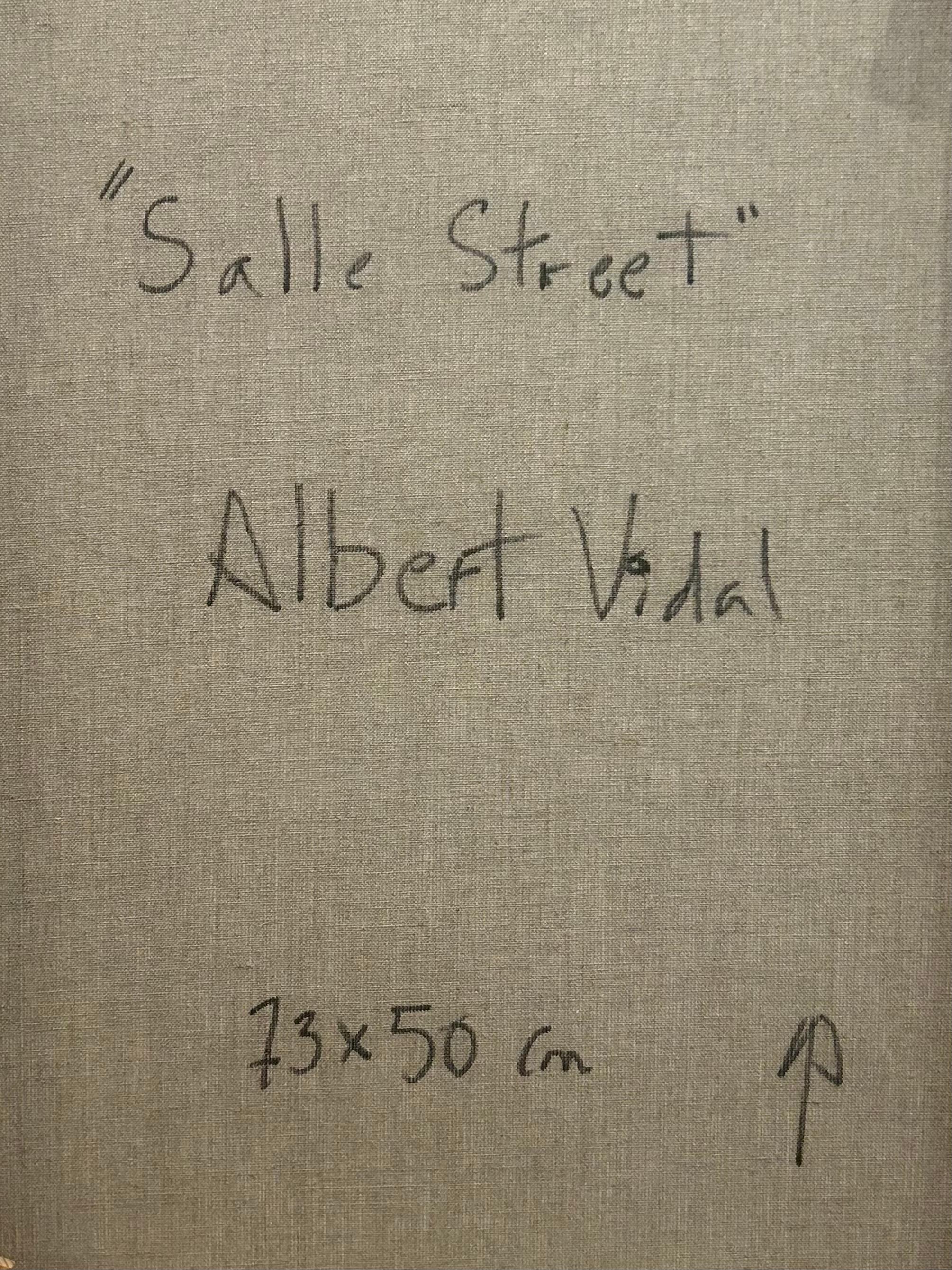 LaSalle Street – Stadtansicht von Chicago aus dem Fluss Albert Vidal im Angebot 1