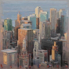 May Chic - Cityscape of Chicago's Streeterville Area and Lake Michigan
