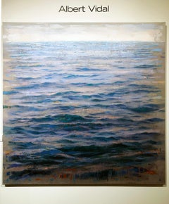 Sea Blue - Large Oil Painting of the Sea by Spanish Painter Albert Vidal