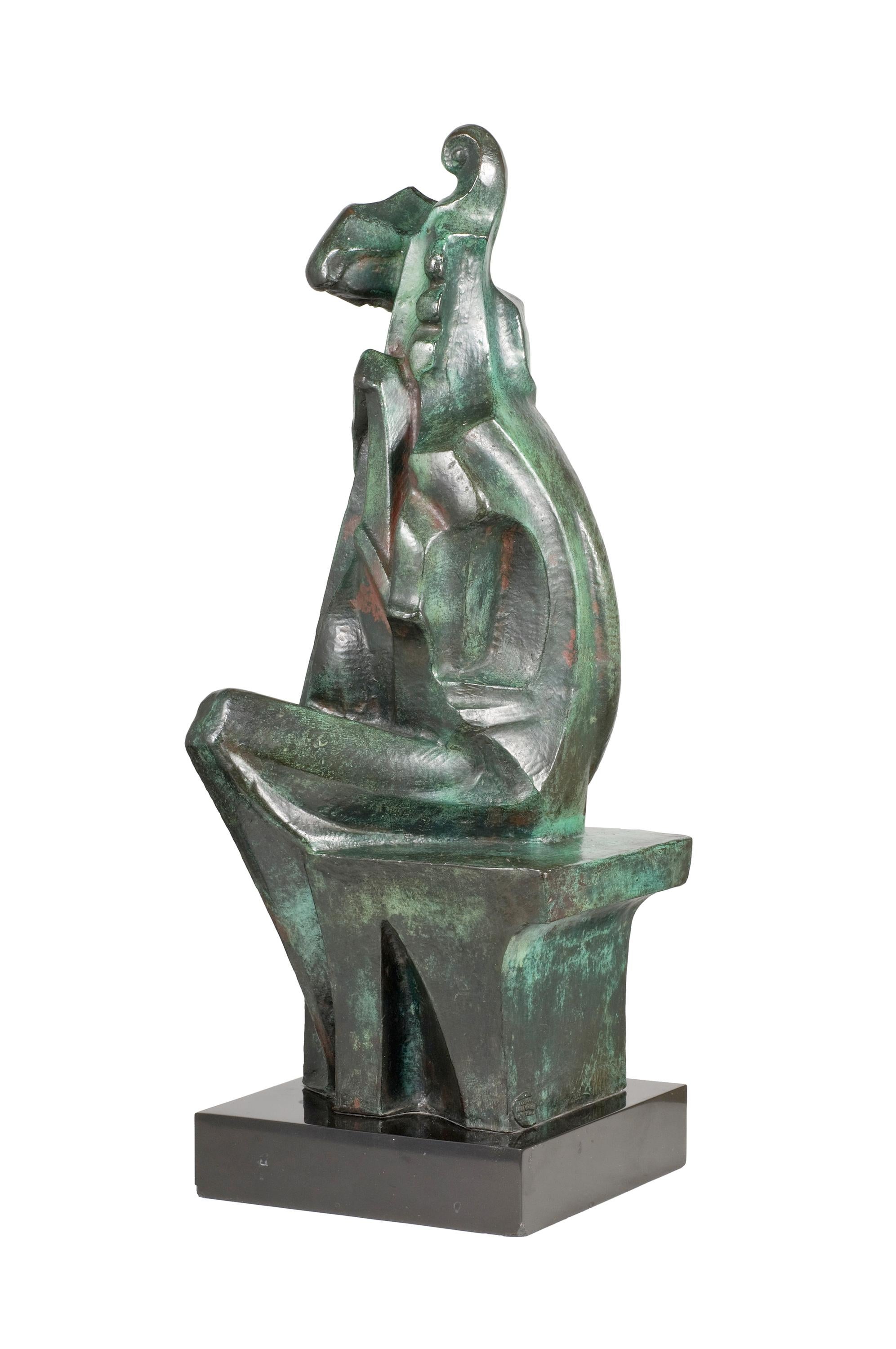 Albert Wein is one of America's great sculptors of the modernist period.  Like Paul Manship he won the Prix de Rome and he traveled there to study.  His early works were in the WPA and the Deco style.  He then kept with the times and explored other