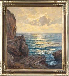 Early 20th Century Seascape of Capri, Amalfi Coast