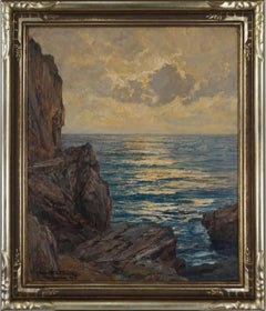 Early 20th Century Seascape of Capri, Amalfi Coast