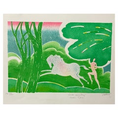 Albert Zavaro French Contemporary Signed and Numbered Animalier Lithography