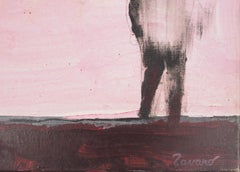 Figures in a Fauvist Landscape - Huile sur toile originale, signée