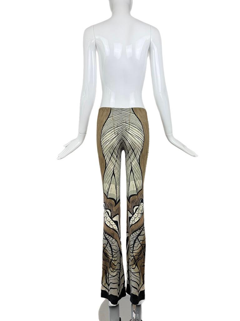 ALBERTA FERRETTI 2016 Pantalon imprimé pour le défilé Excellent état - En vente à Leonardo, NJ