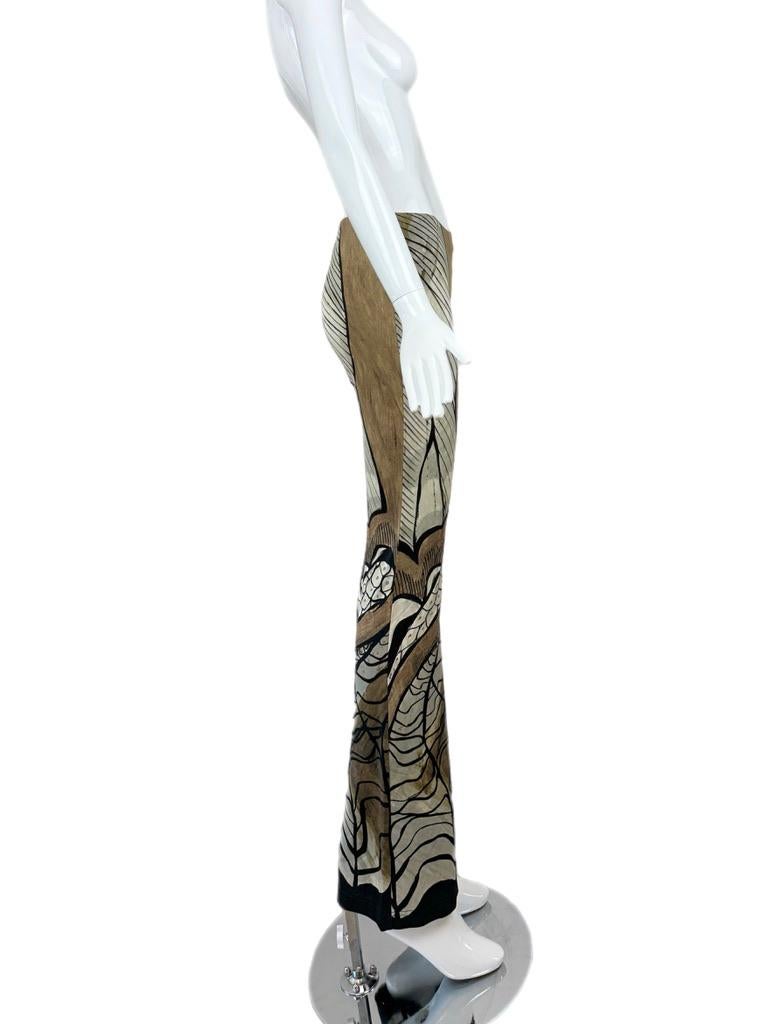 ALBERTA FERRETTI 2016 Pantalon imprimé pour le défilé Pour femmes en vente