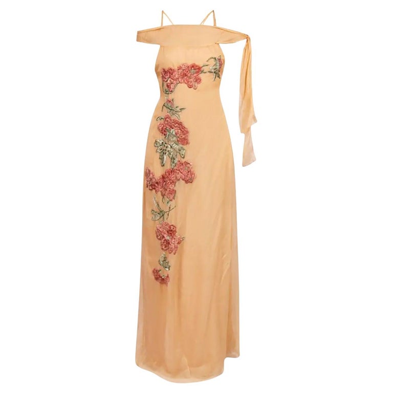 Alberta Ferretti Women's Midi Dress Beige