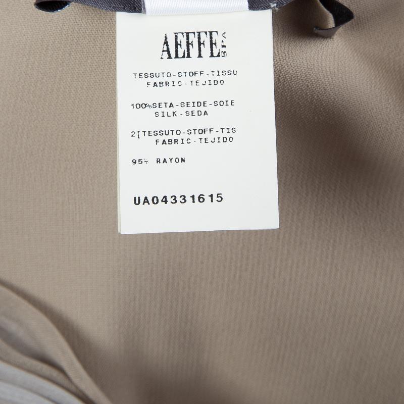 Alberta Ferretti Beige Silk Pleated Pintuck Detail Sleeveless Gown M 6