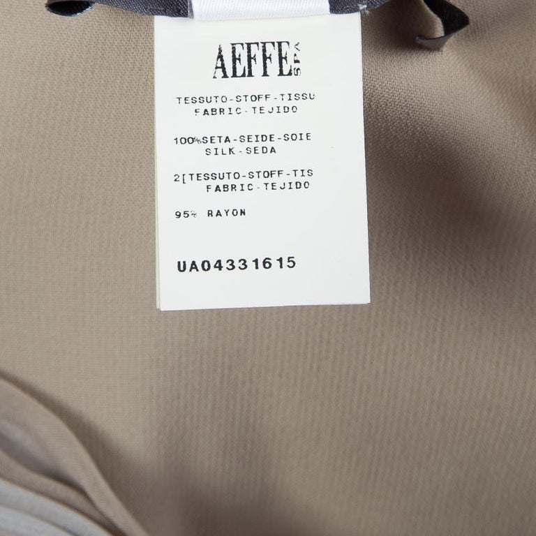 Alberta Ferretti Beige Silk Pleated Pintuck Detail Sleeveless Gown M ...