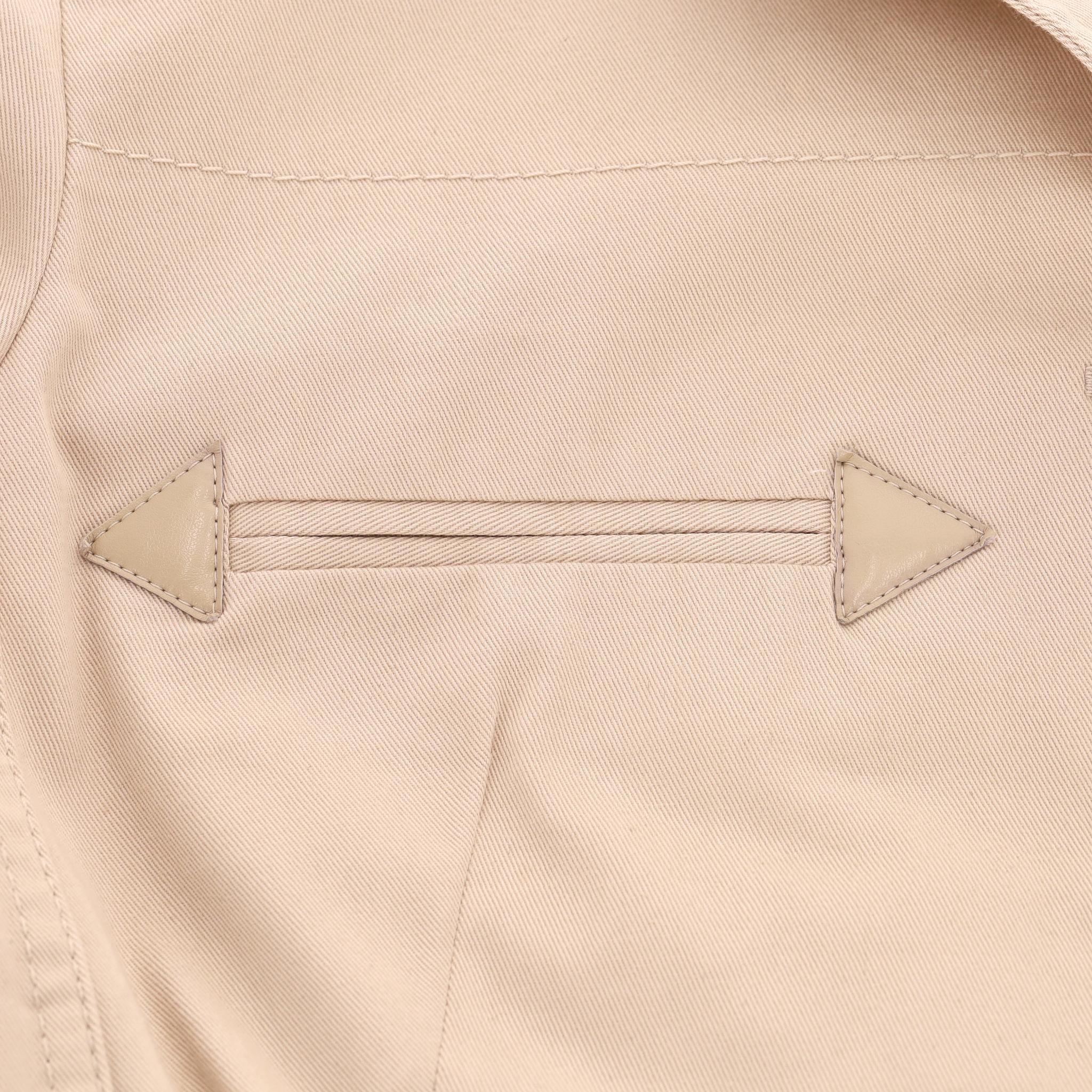 Giacca in misto cotone con cintura di Alberta Ferretti in vendita 1