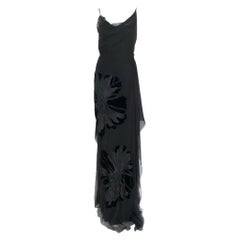 Alberta Ferretti black gown