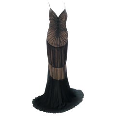 Alberta Ferretti black gown