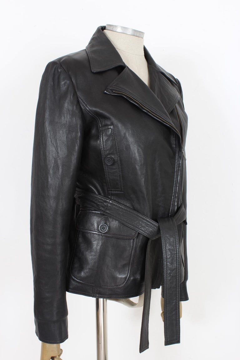 1990s Alberto Ferretti Butter Soft Detailed & Beaded Suede Jacket