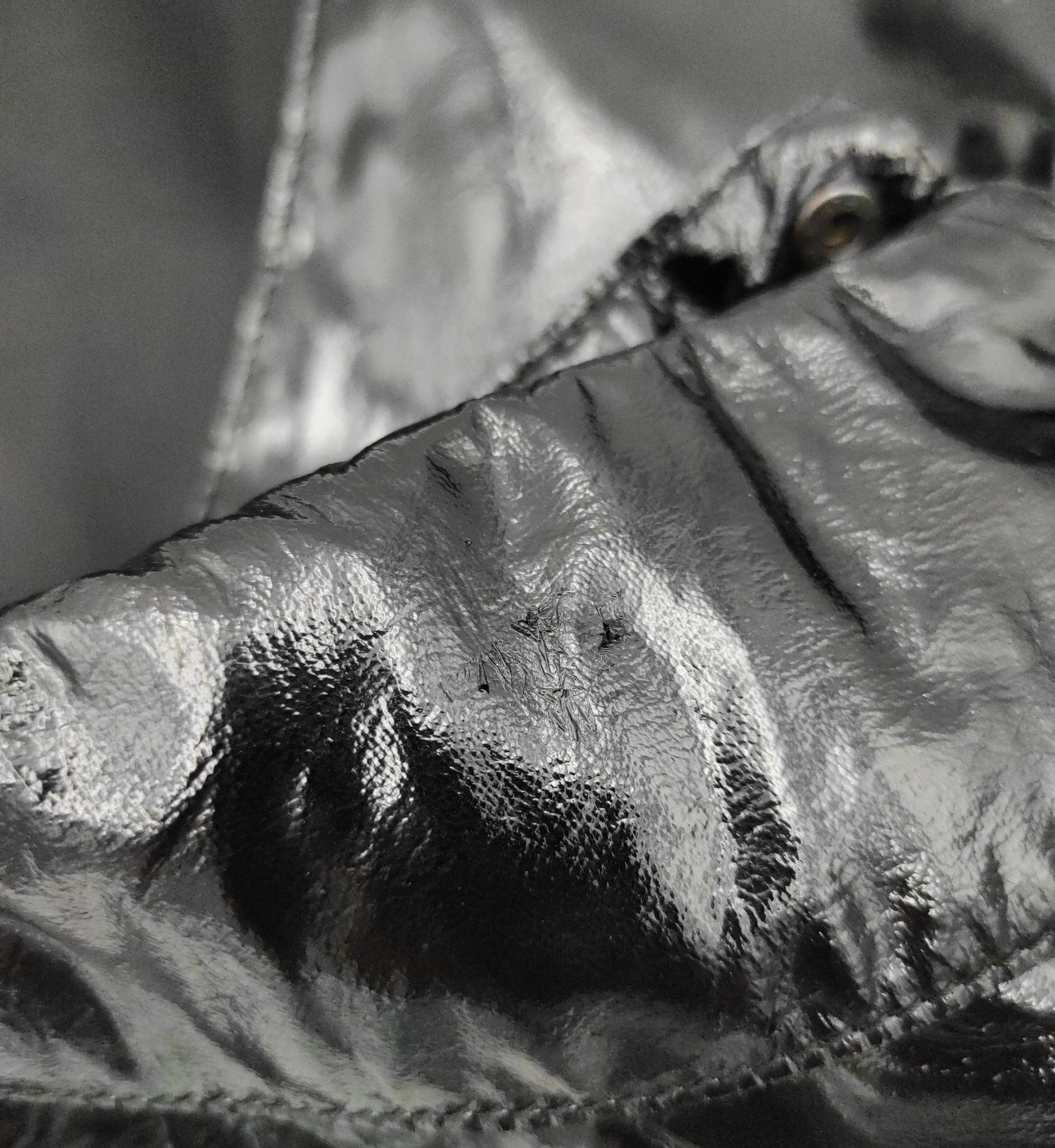 Alberta Ferretti black patent leather jacket For Sale 2
