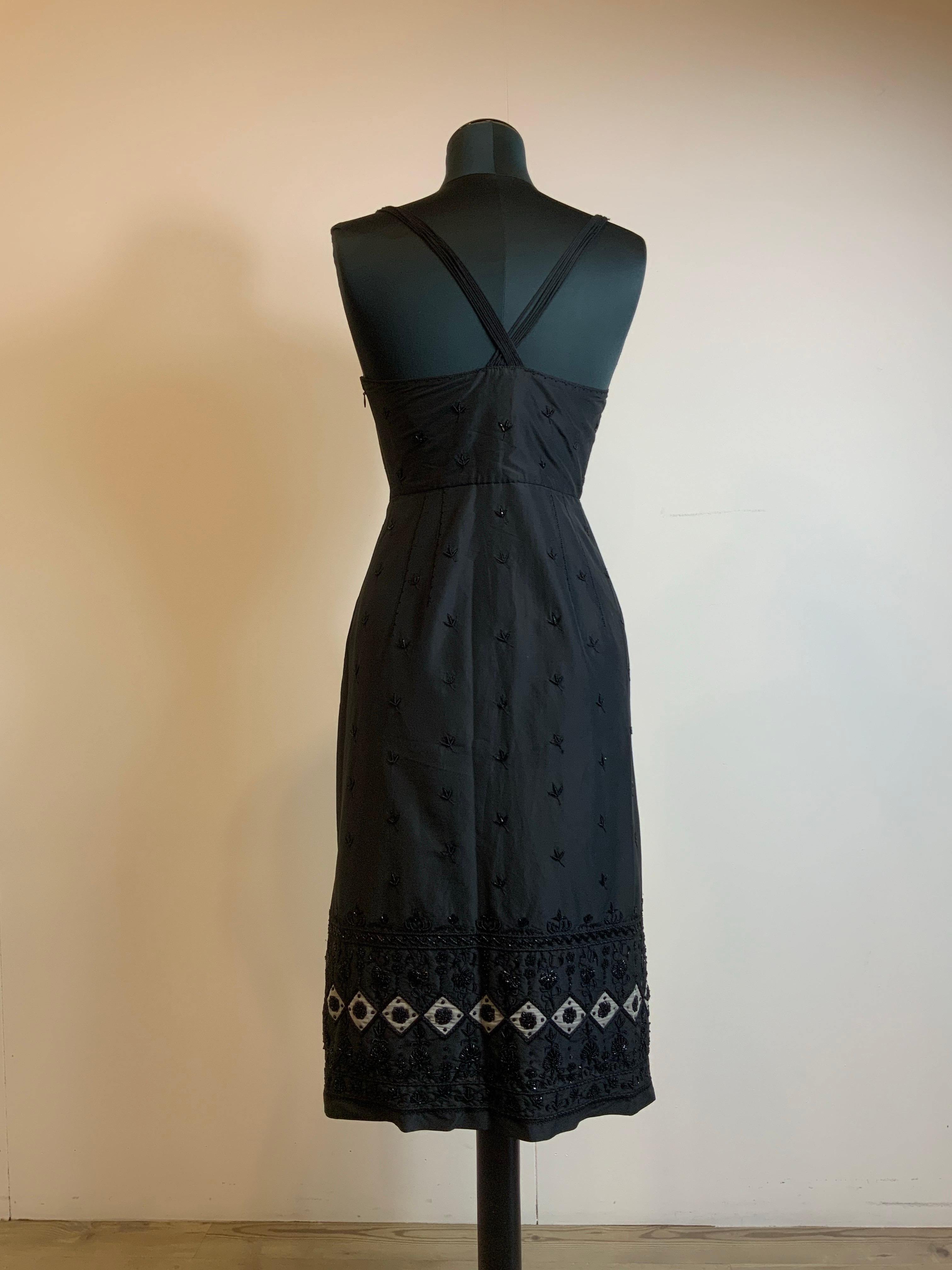 Alberta Ferretti noir Robe d'été Unisexe en vente