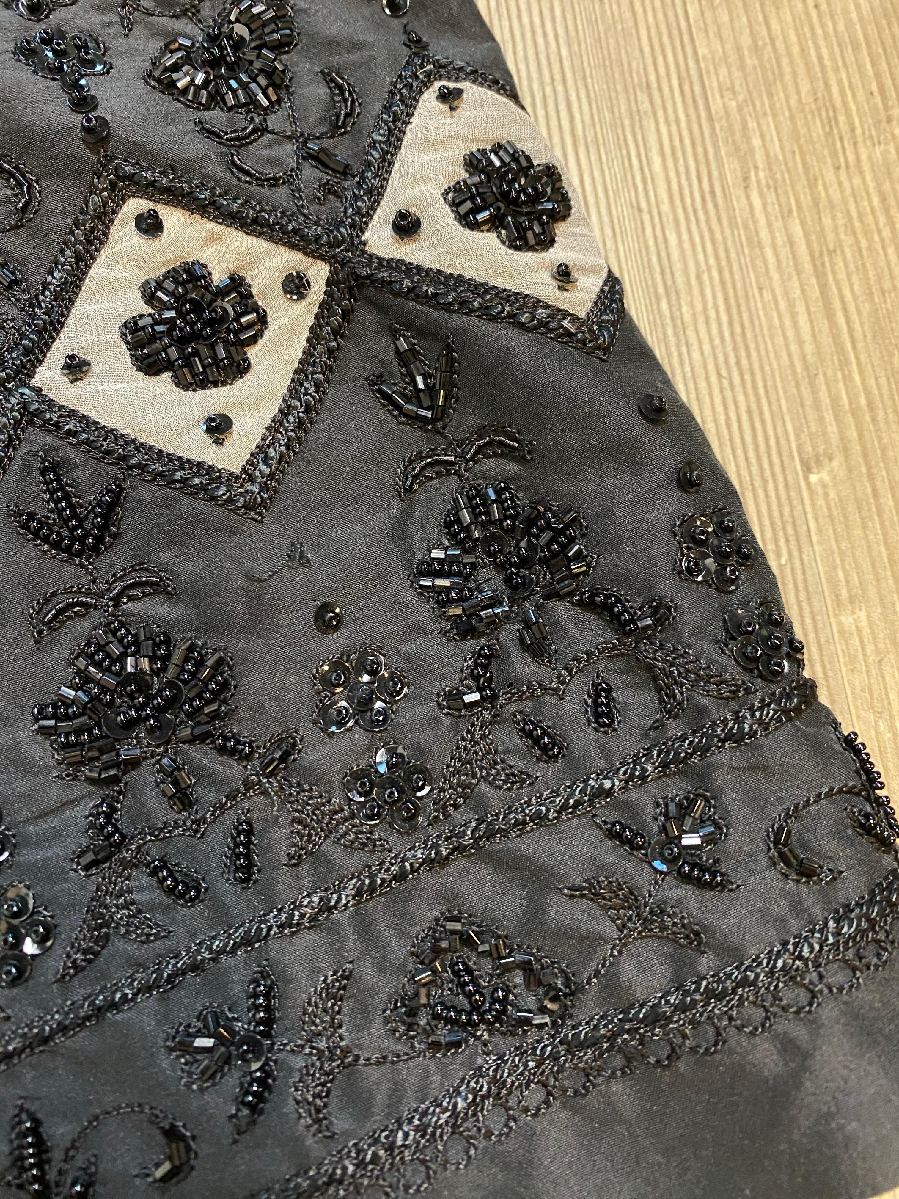 Alberta Ferretti noir Robe d'été en vente 3