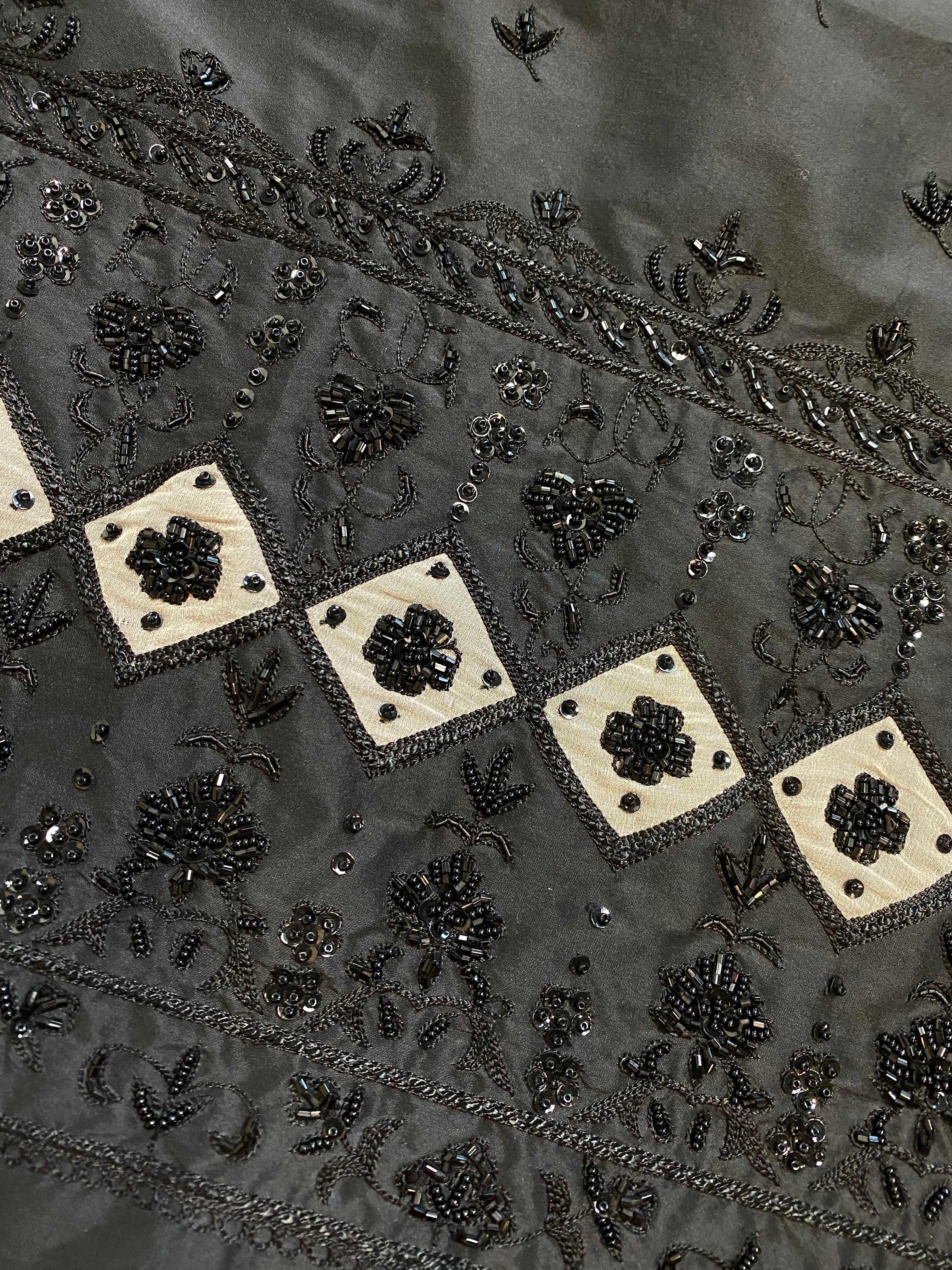 Alberta Ferretti noir Robe d'été en vente 4