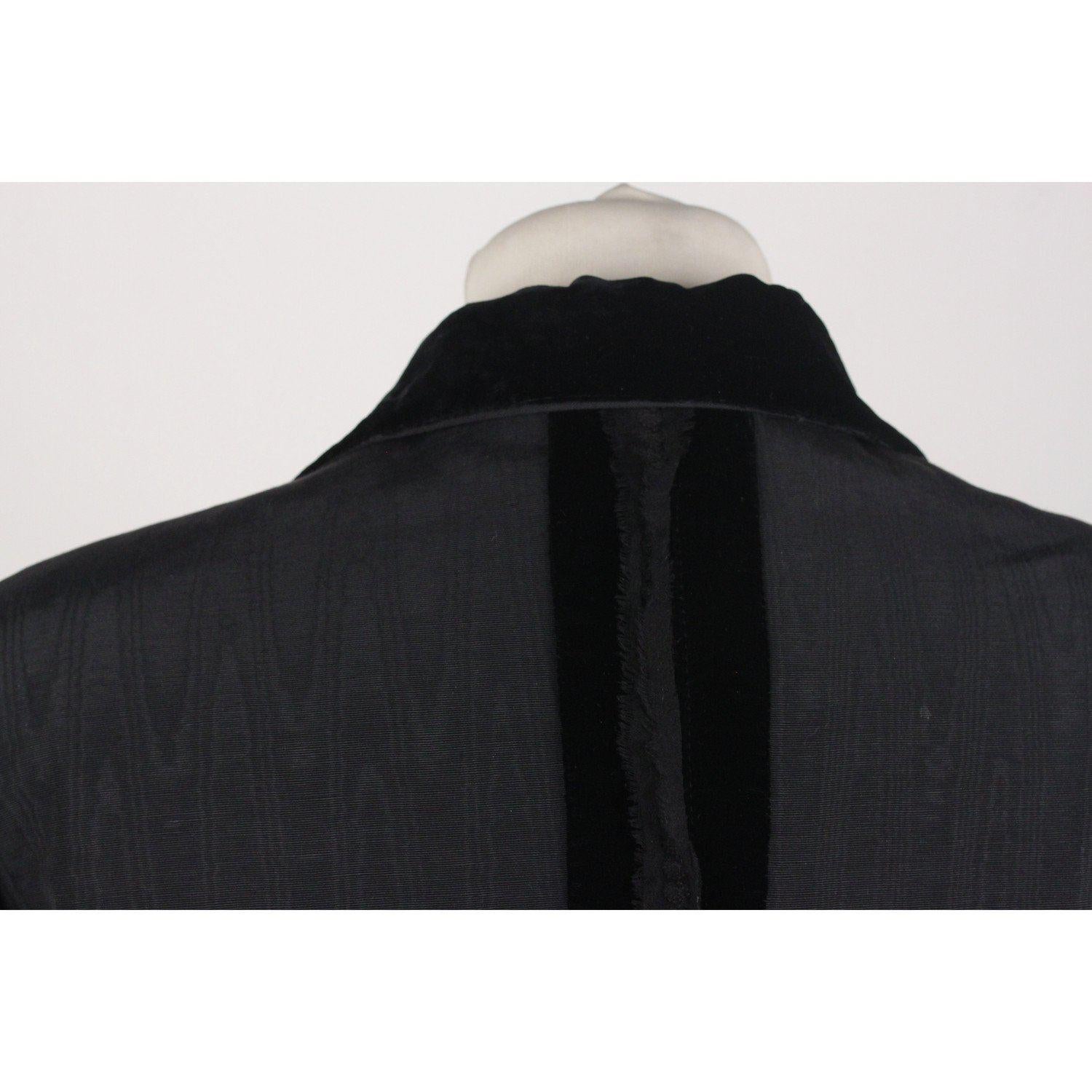 Alberta Ferretti Blazer Jacket with Velvet Trim 2