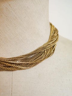 Alberta Ferretti Collier de couleur or