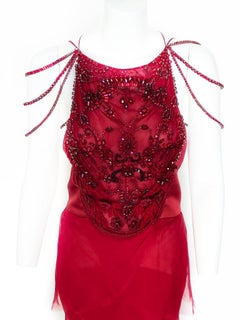 Alberta Ferretti heavily embellished gown